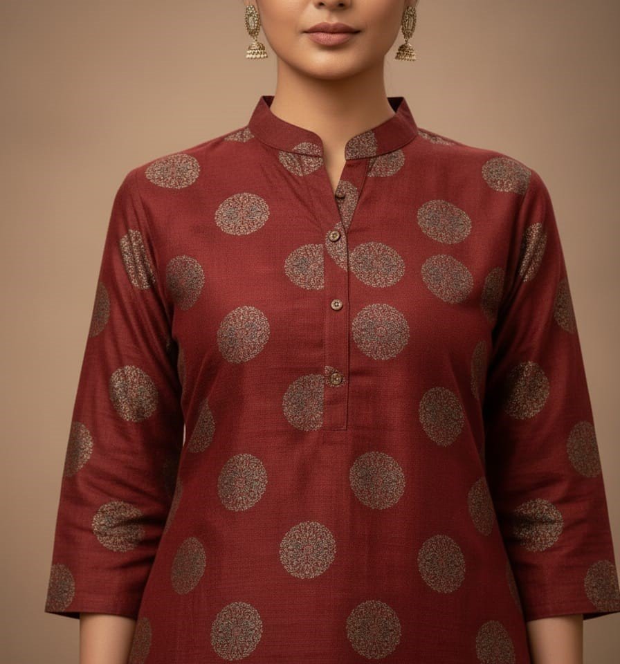 Pure cotton sanganeri block print kurta-pant set